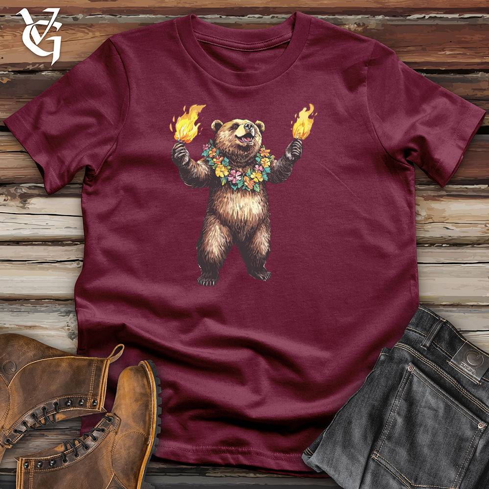 Viking Goods Bear Luau Softstyle Tee Maroon / S