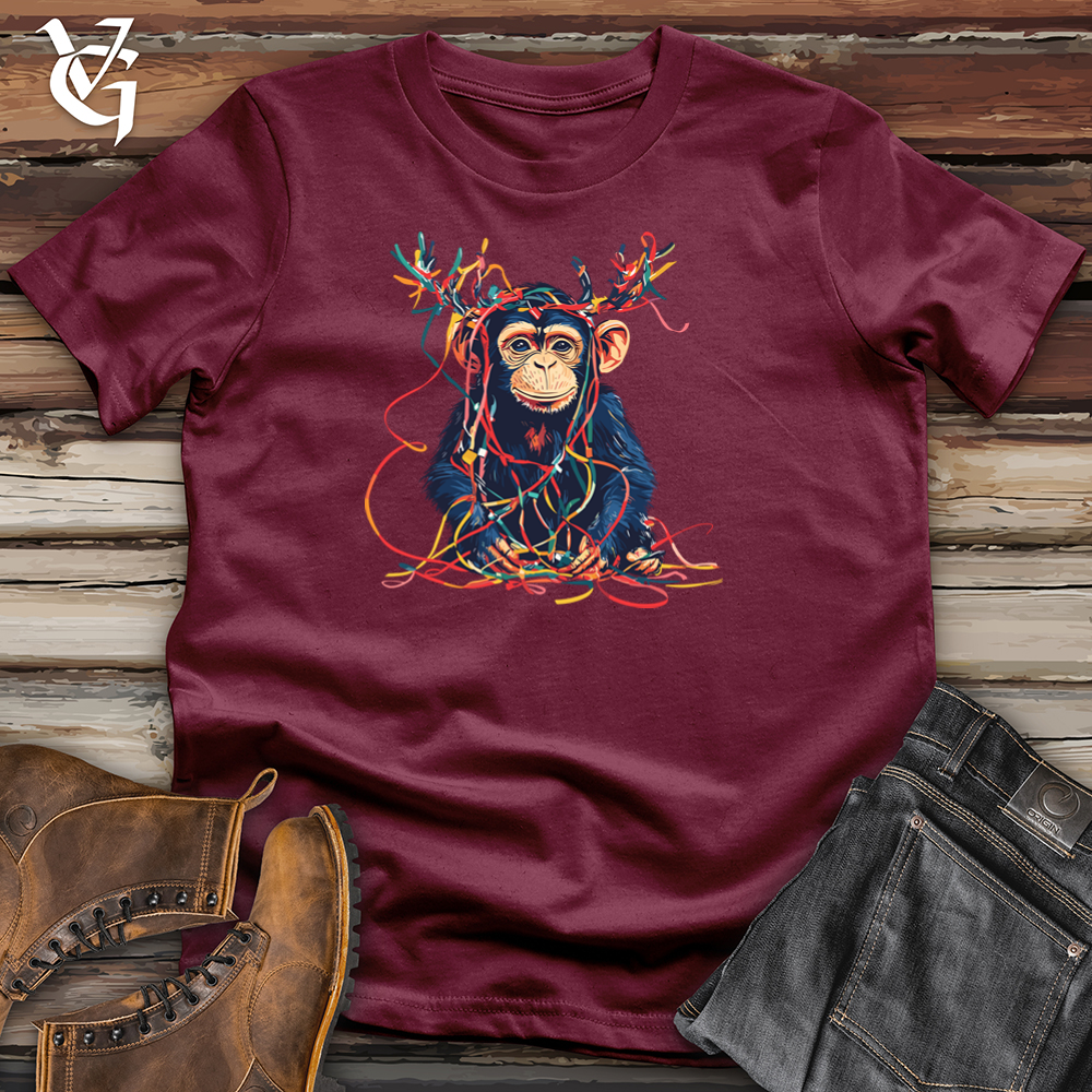 Viking Goods Birthday Monkey Softstyle Tee Maroon / S