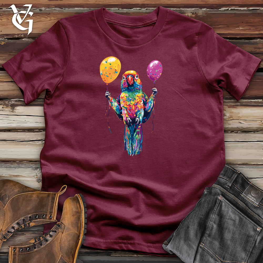 Viking Goods Birthday Parrot Softstyle Tee Maroon / S