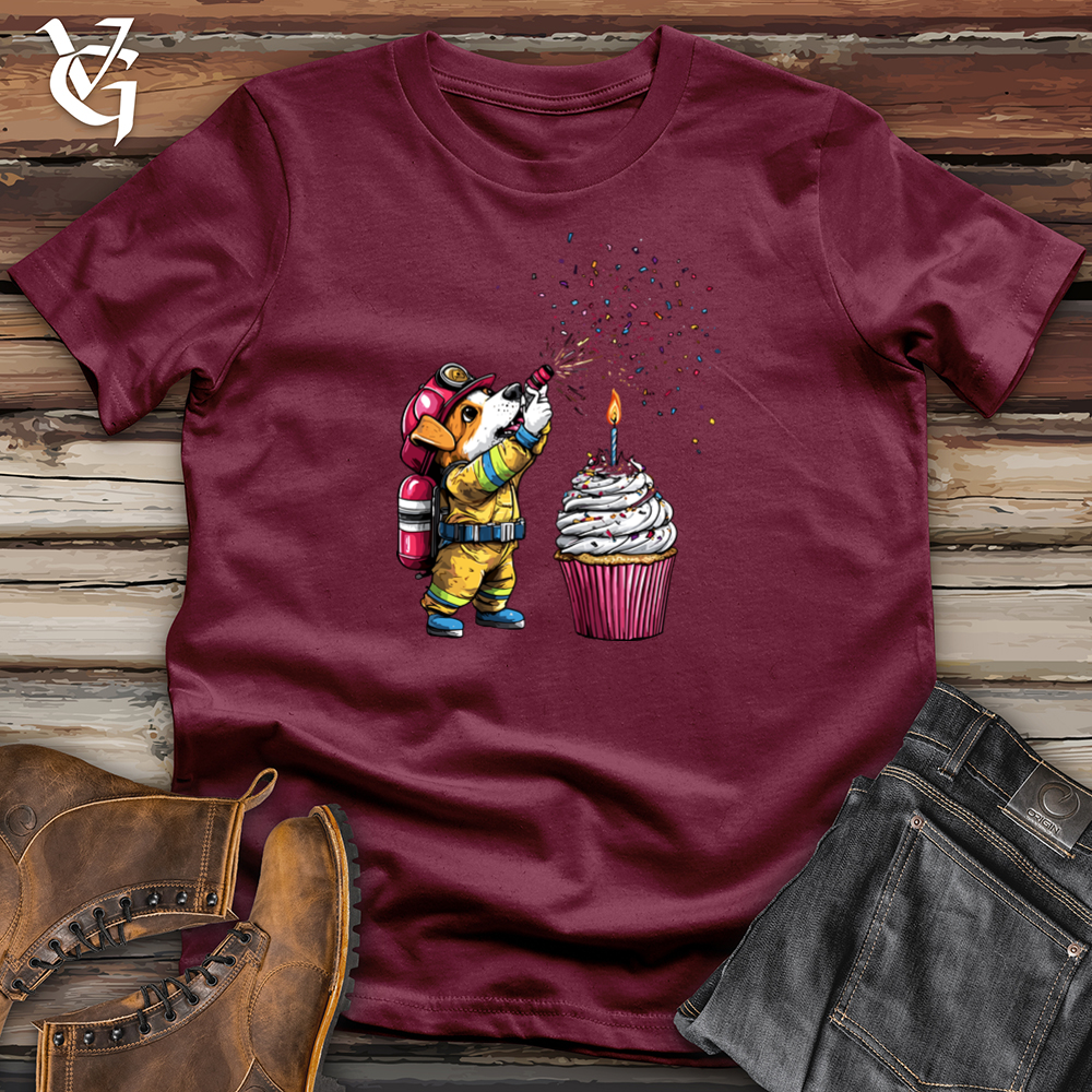 Viking Goods Birthday Rescue Dog Softstyle Tee Maroon / S