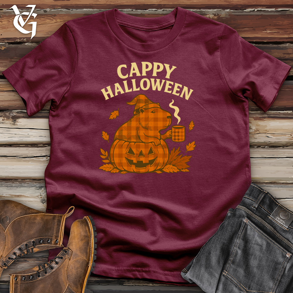 Viking Goods Cappy Halloween Capybara Softstyle Tee Maroon / S