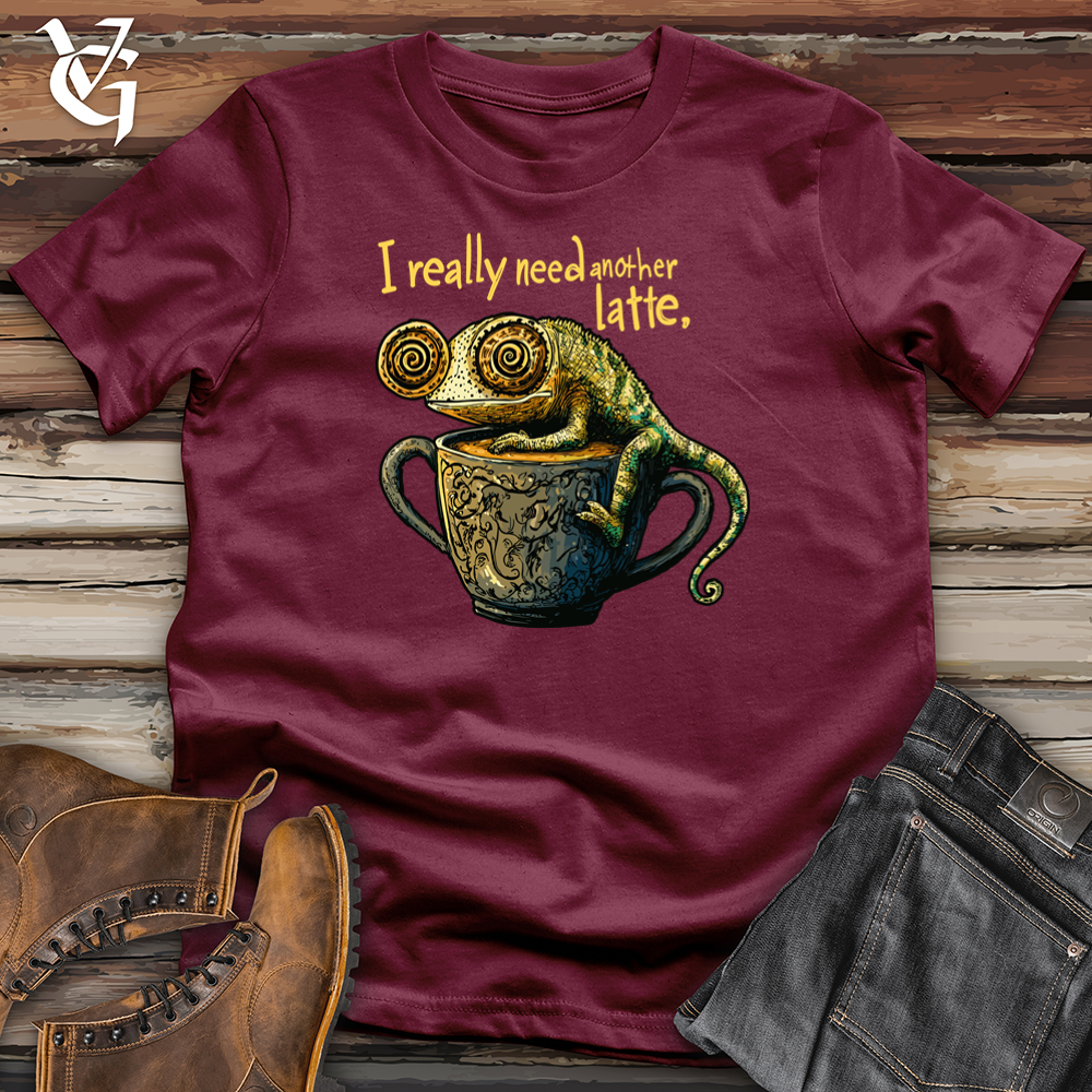 Viking Goods Chameleon Latte Softstyle Tee Maroon / S