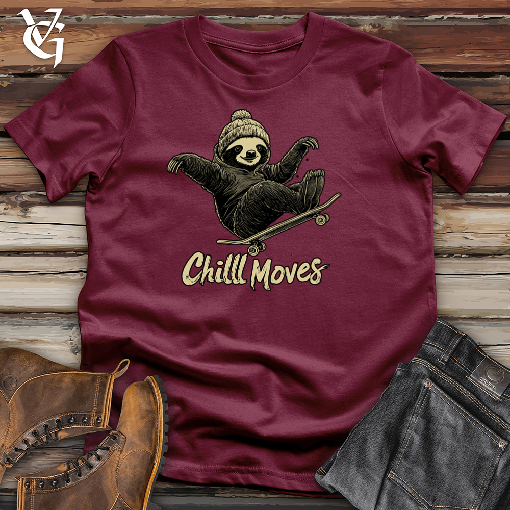 Viking Goods Chill Moves Sloth Softstyle Tee Maroon / S