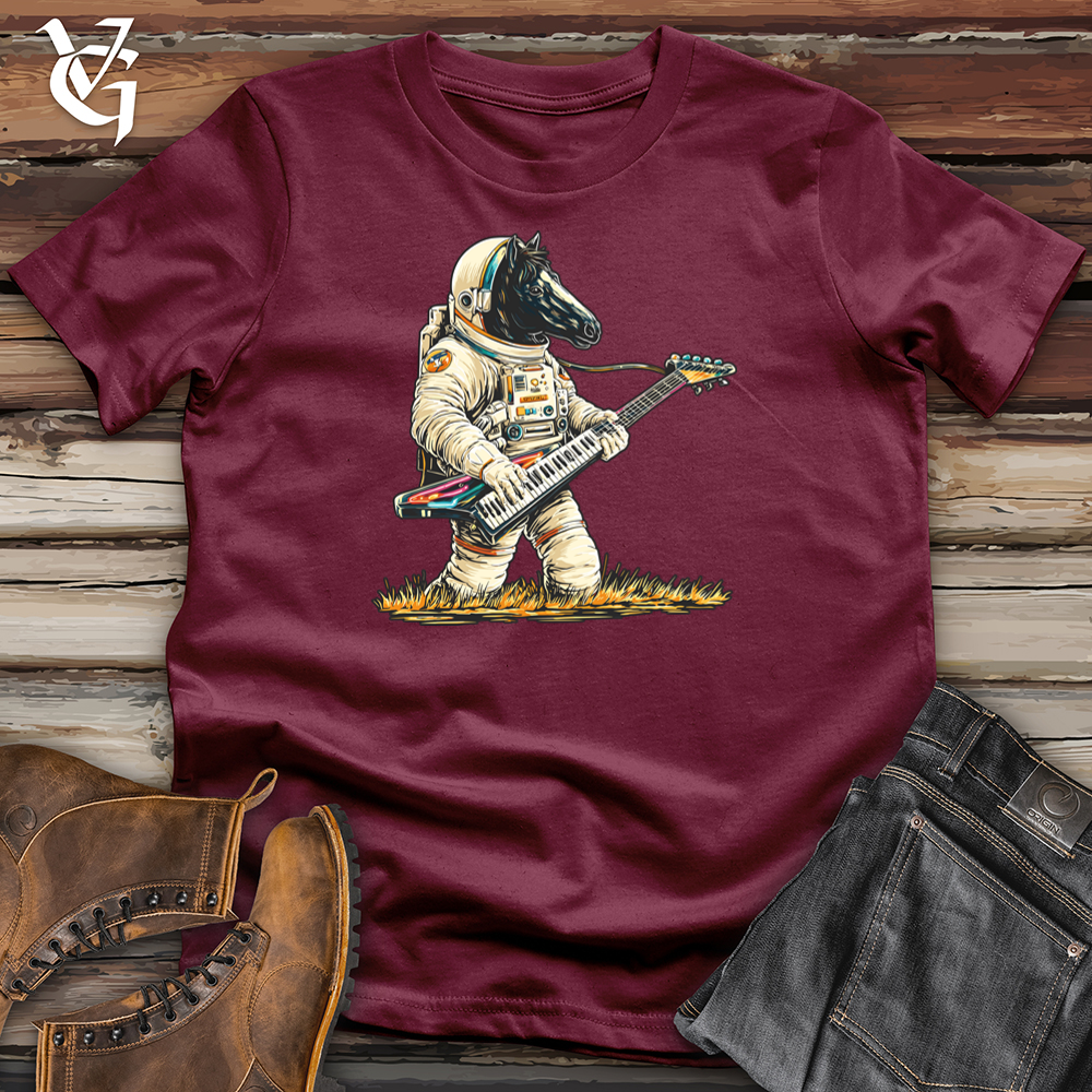 Viking Goods Cosmic Horse Keyboard Guitar Softstyle Tee Maroon / S