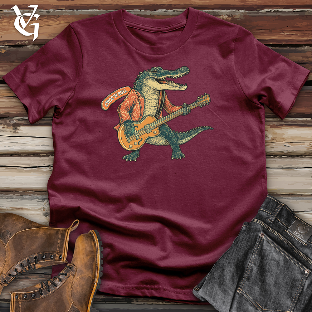 Viking Goods Croc'n Roll Softstyle Tee Maroon / S