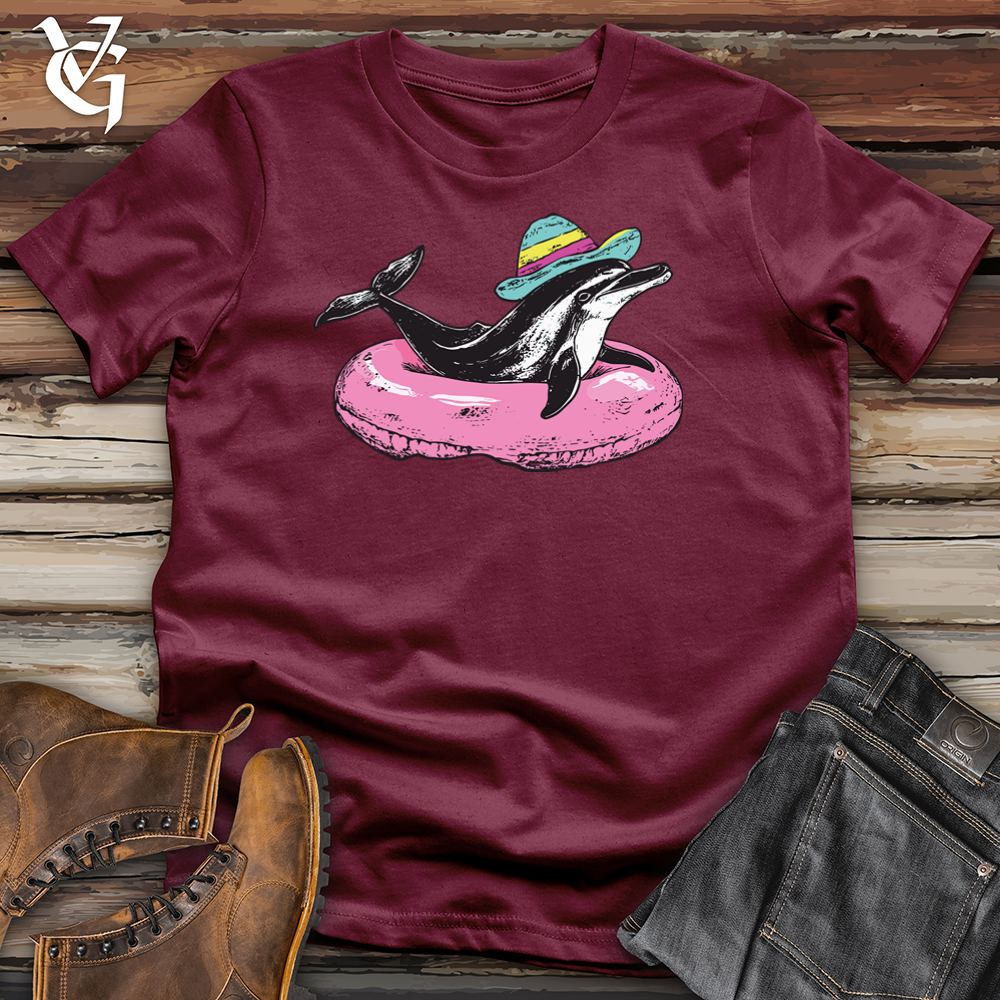 Viking Goods Dolphin Tube Softstyle Tee Maroon / S