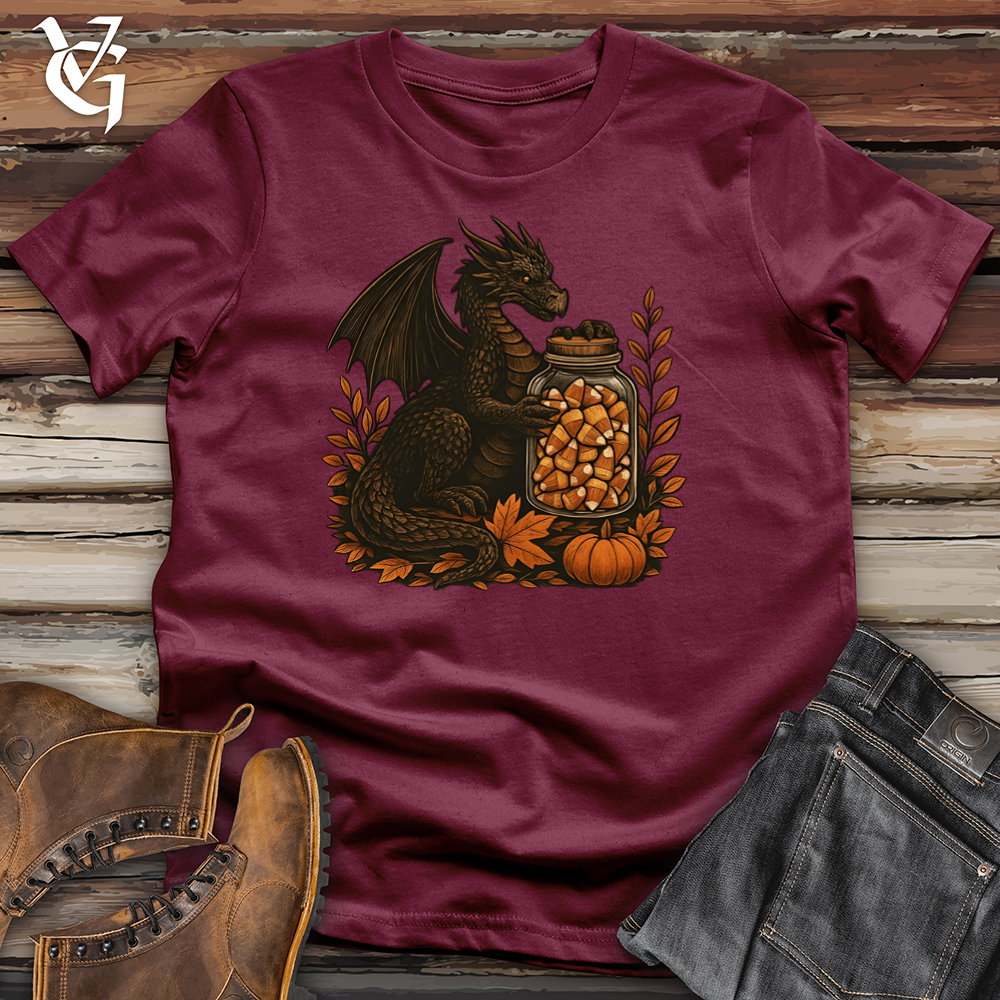 Viking Goods Dragon Candy Corn Treasure Softstyle Tee Maroon / S