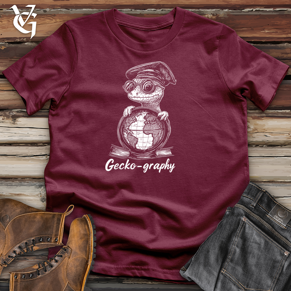 Viking Goods Geckography Softstyle Tee Maroon / S