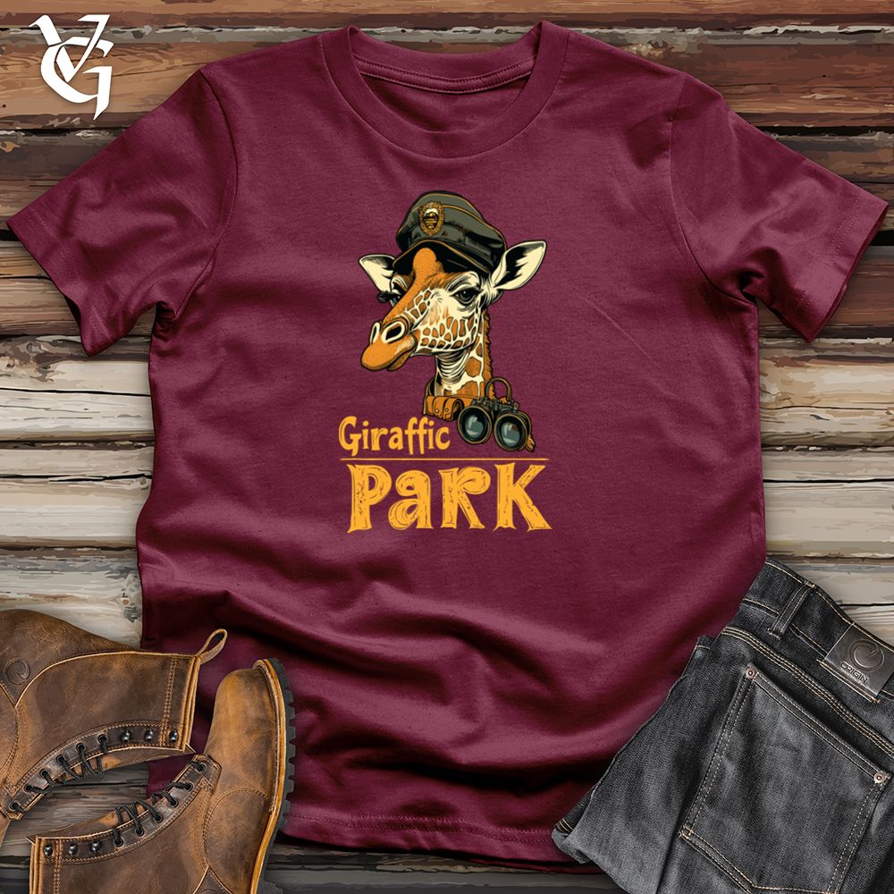Viking Goods Giraffic Park Softstyle Tee Maroon / S