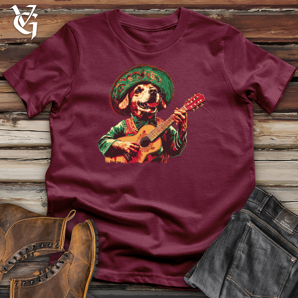 Viking Goods Golden Retriever Mariachi Softstyle Tee Maroon / S
