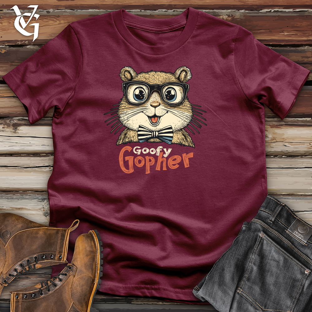 Viking Goods Goofy Gopher Softstyle Tee Maroon / S