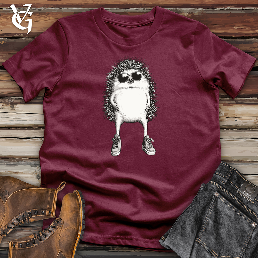 Viking Goods Hip Hedgehog Softstyle Tee Maroon / S