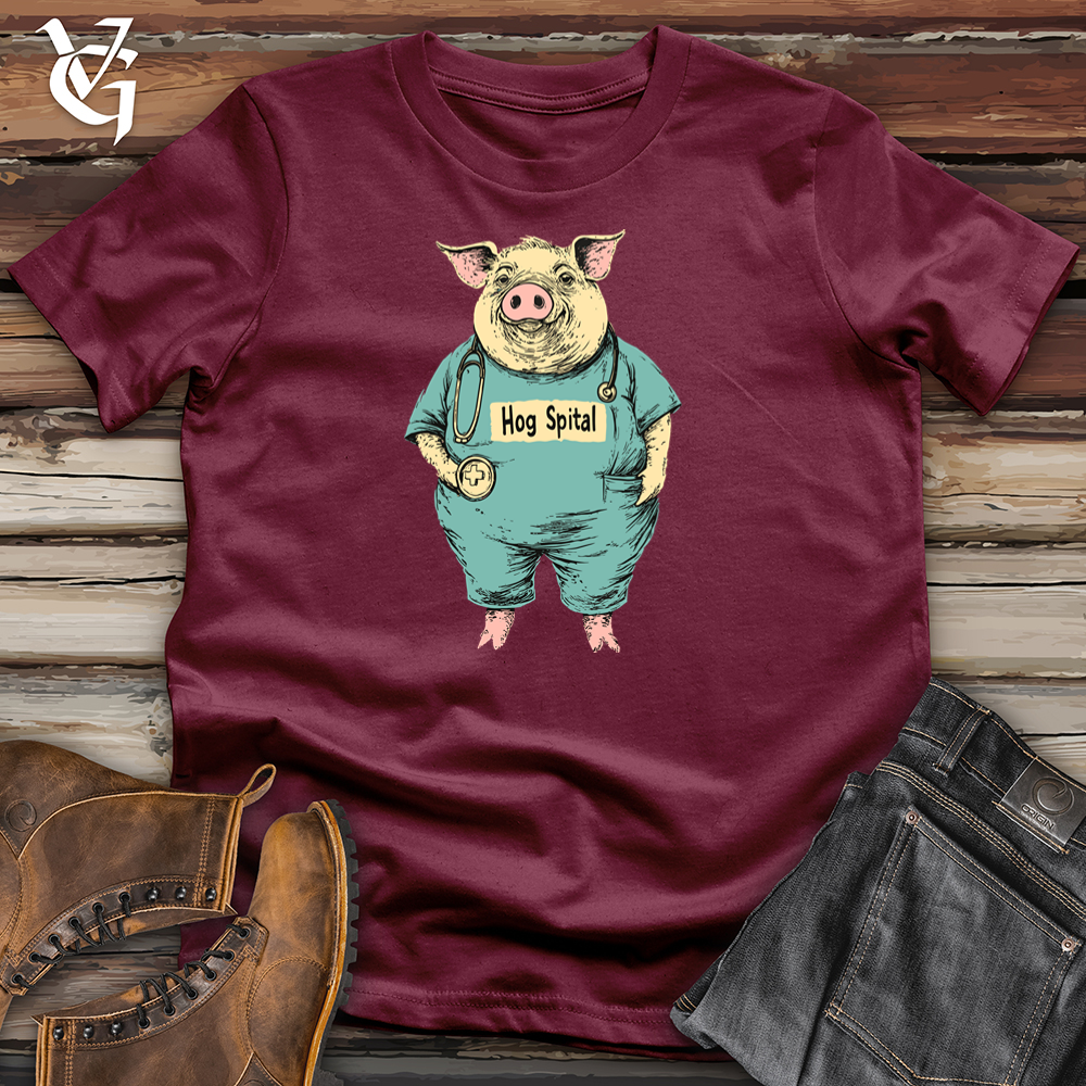 Viking Goods Hogspital Softstyle Tee Maroon / S