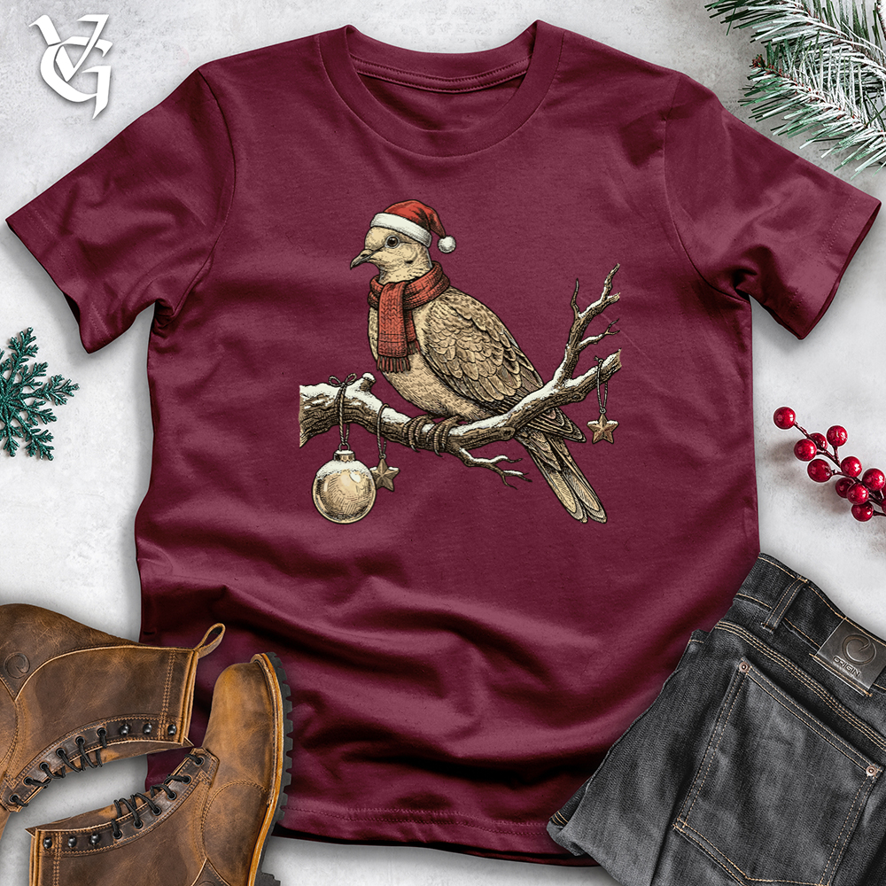 Viking Goods Holiday Dove Softstyle Tee Maroon / S