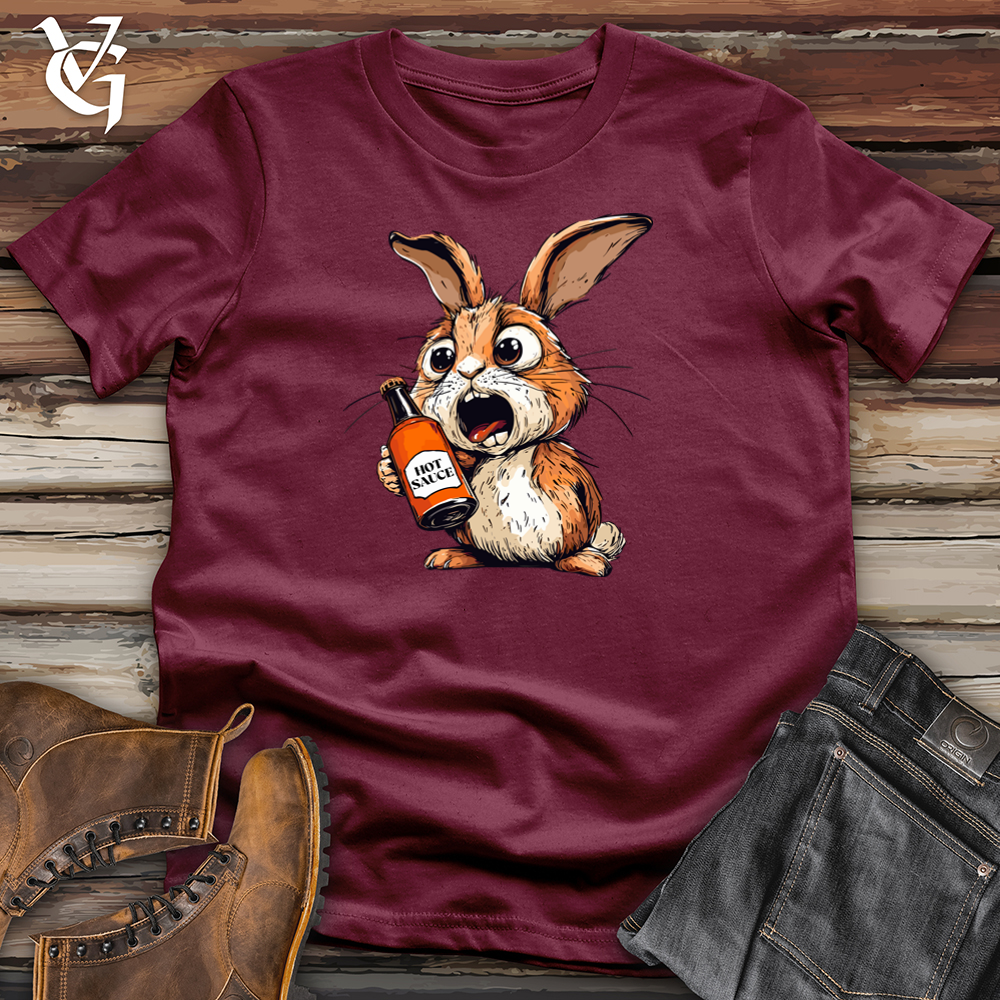 Viking Goods Hot Sauce Bunny Softstyle Tee Maroon / S
