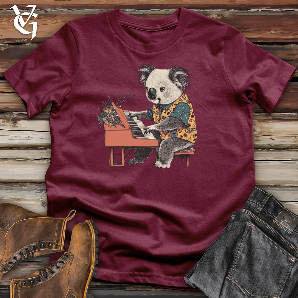 Viking Goods Koala Pianist Softstyle Tee Maroon / S