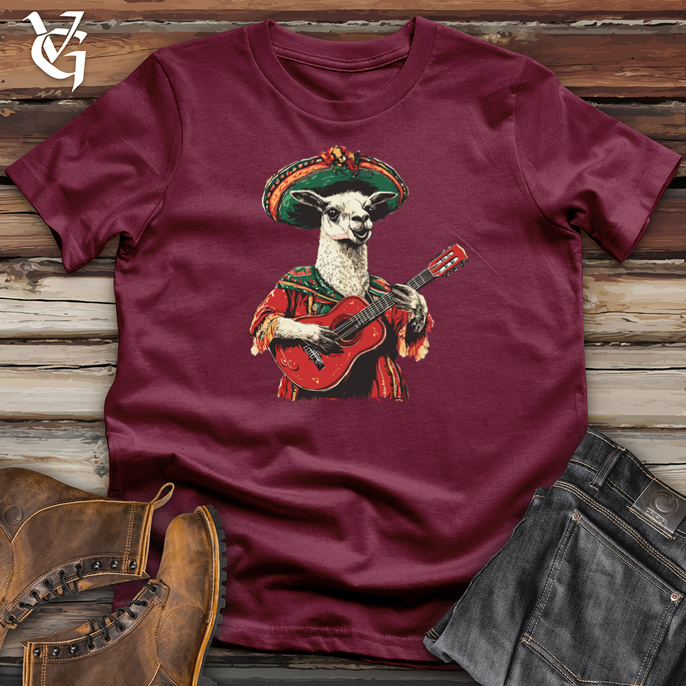 Viking Goods Llama Mariachi Softstyle Tee Maroon / S