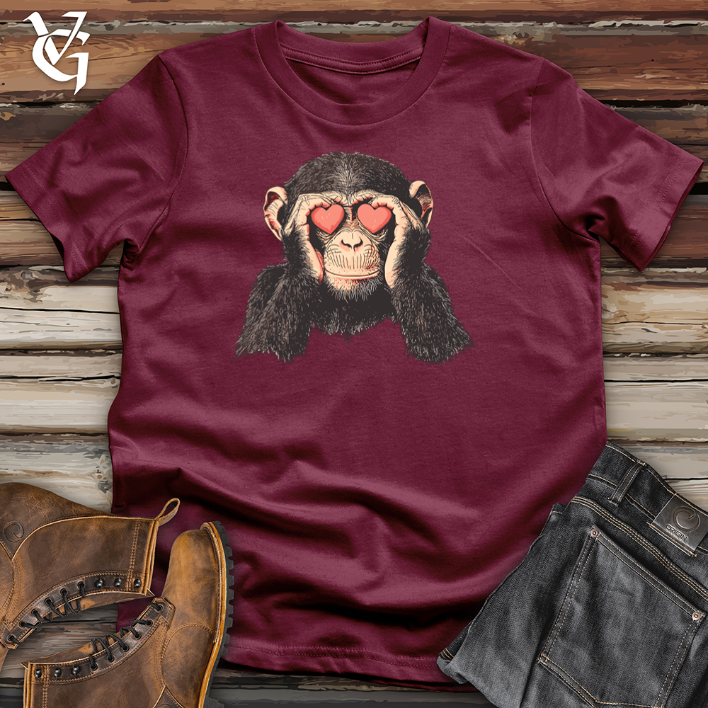 Viking Goods Love Drunk Monkey Softstyle Tee Maroon / S