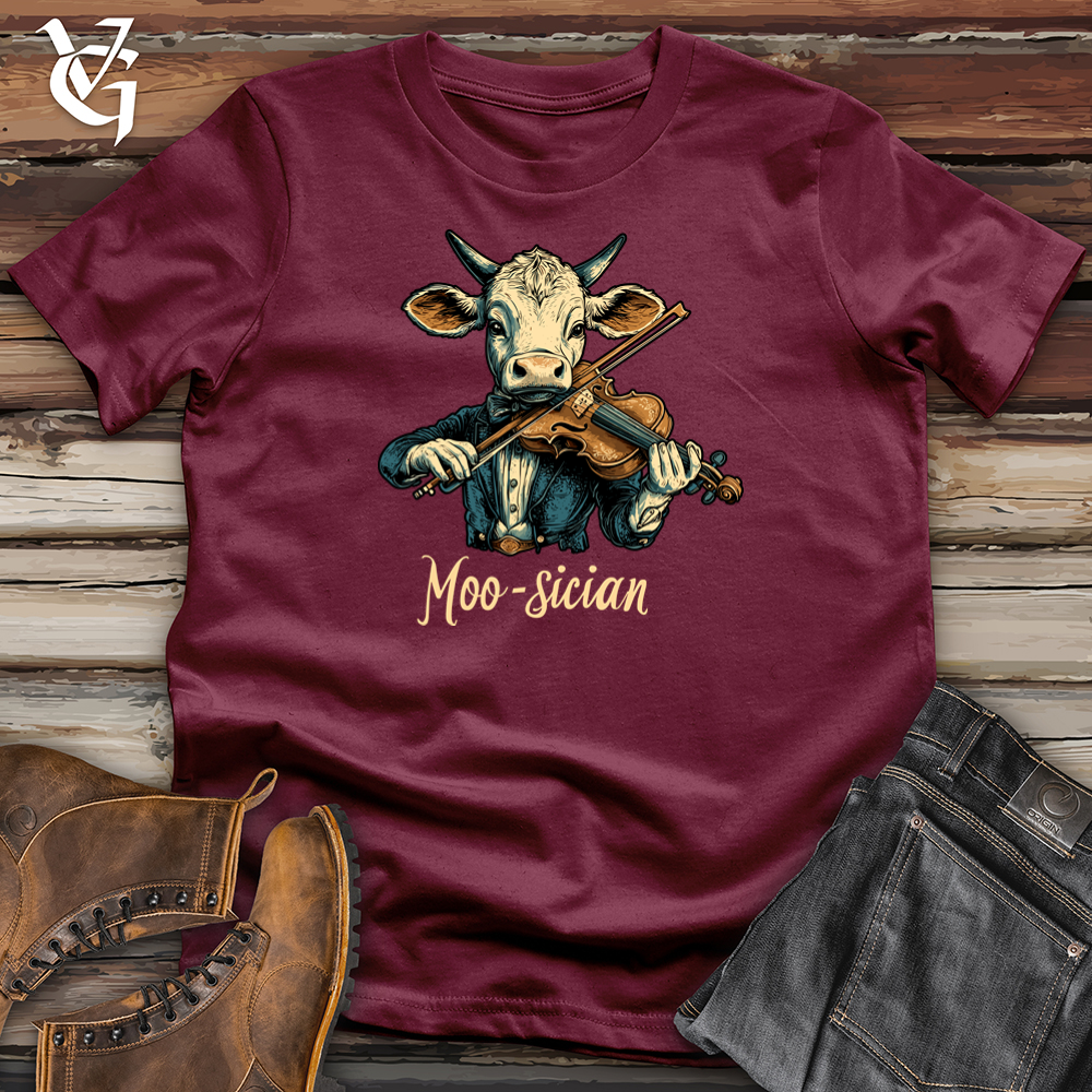 Viking Goods Moo-sician Softstyle Tee Maroon / S