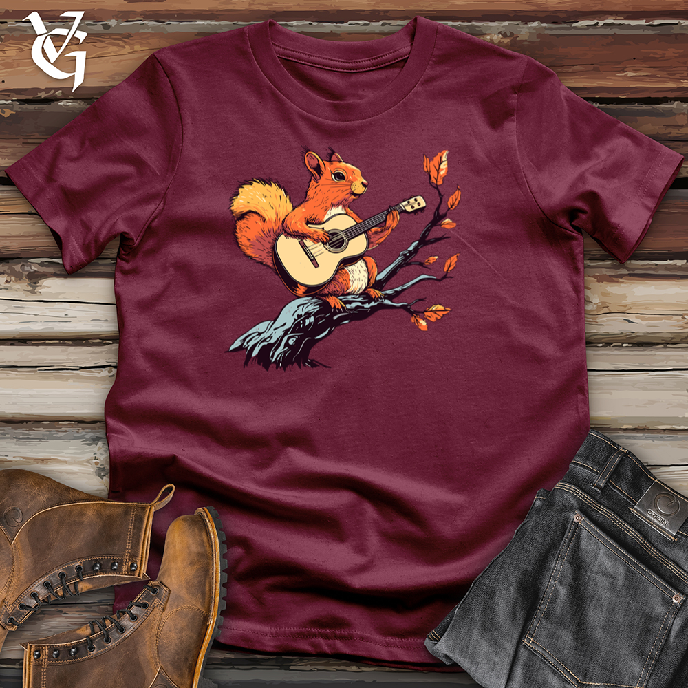 Viking Goods Musician Squirrel Softstyle Tee Maroon / S