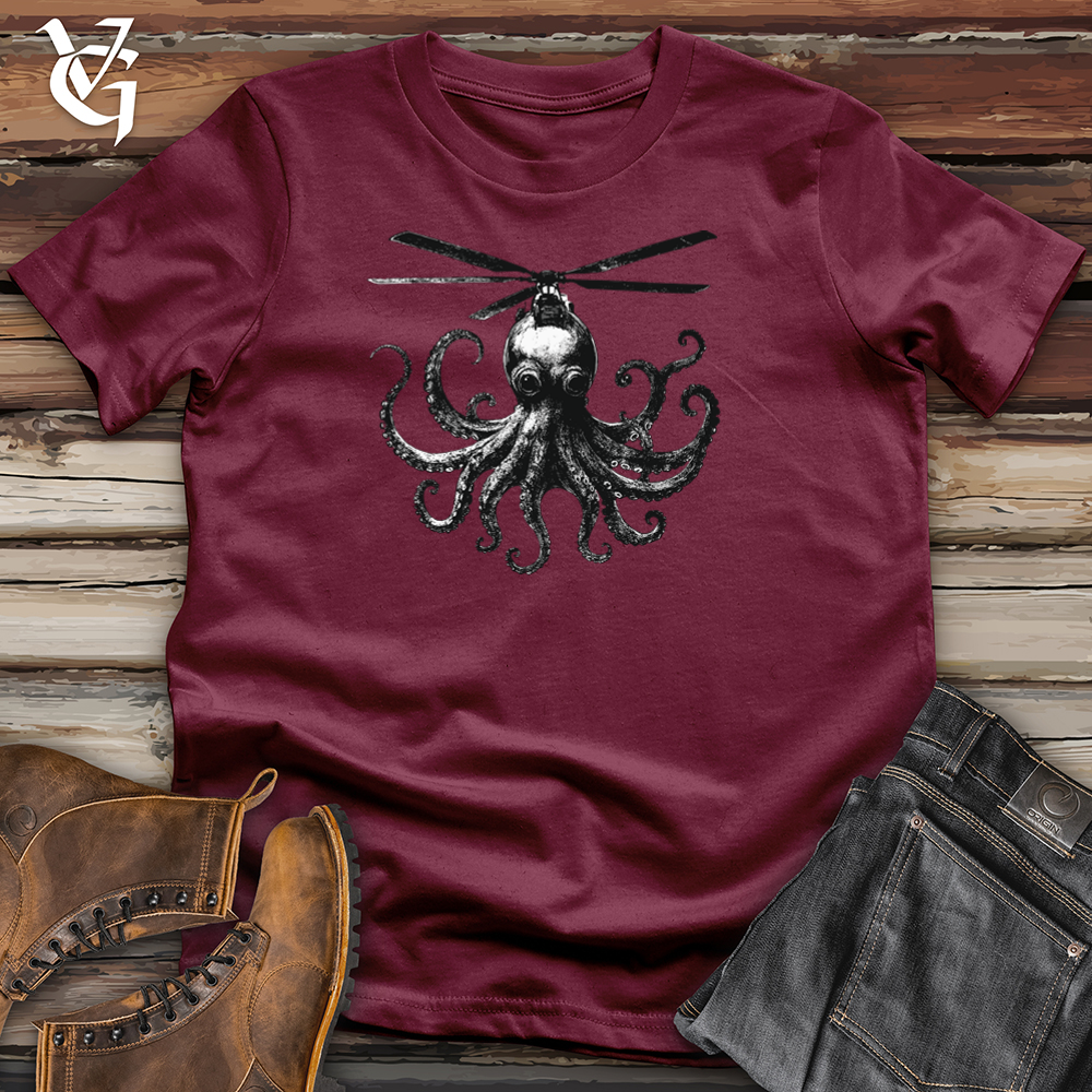 Viking Goods Octocopter Softstyle Tee Maroon / S