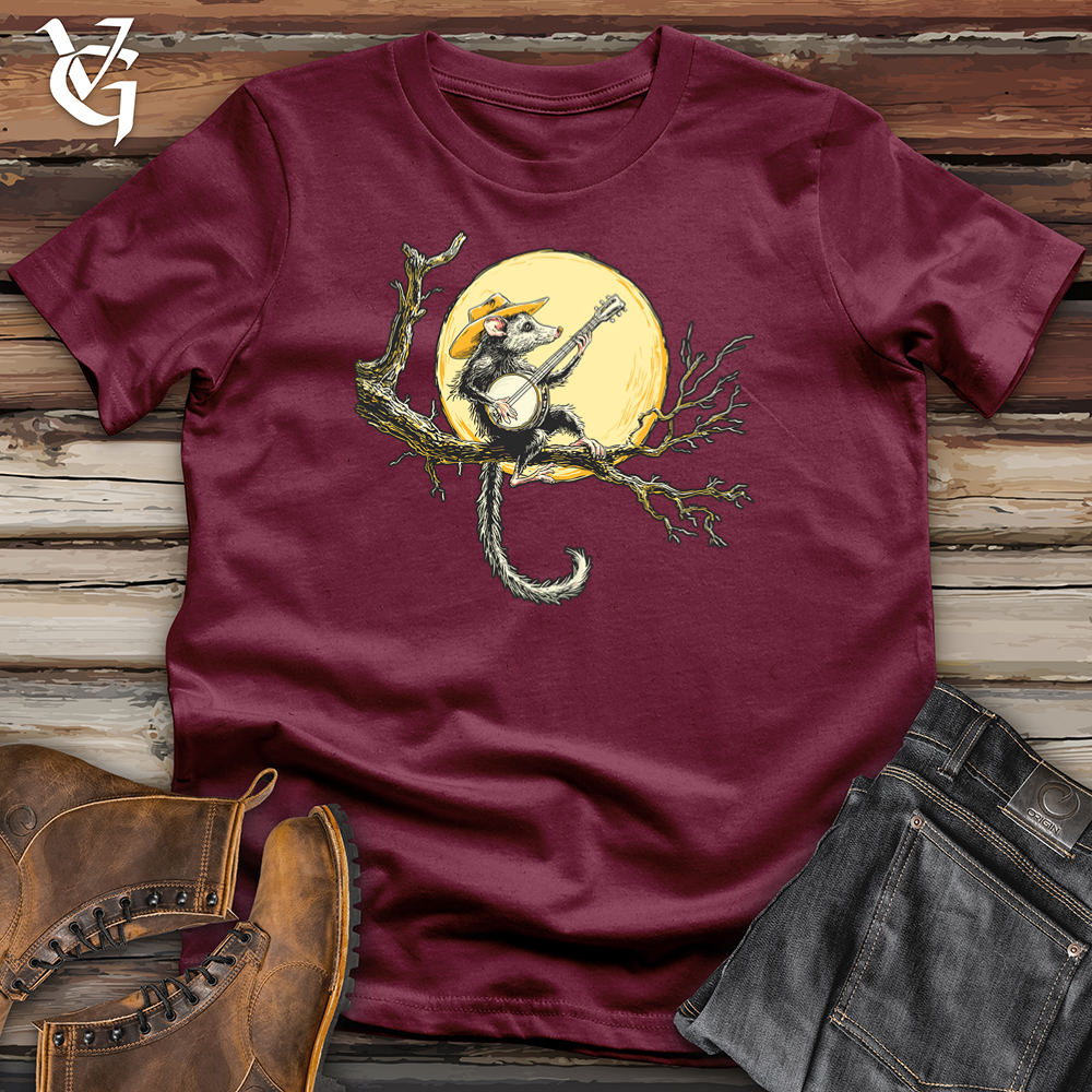 Viking Goods Opossum Midnight Serenade Softstyle Tee Maroon / S