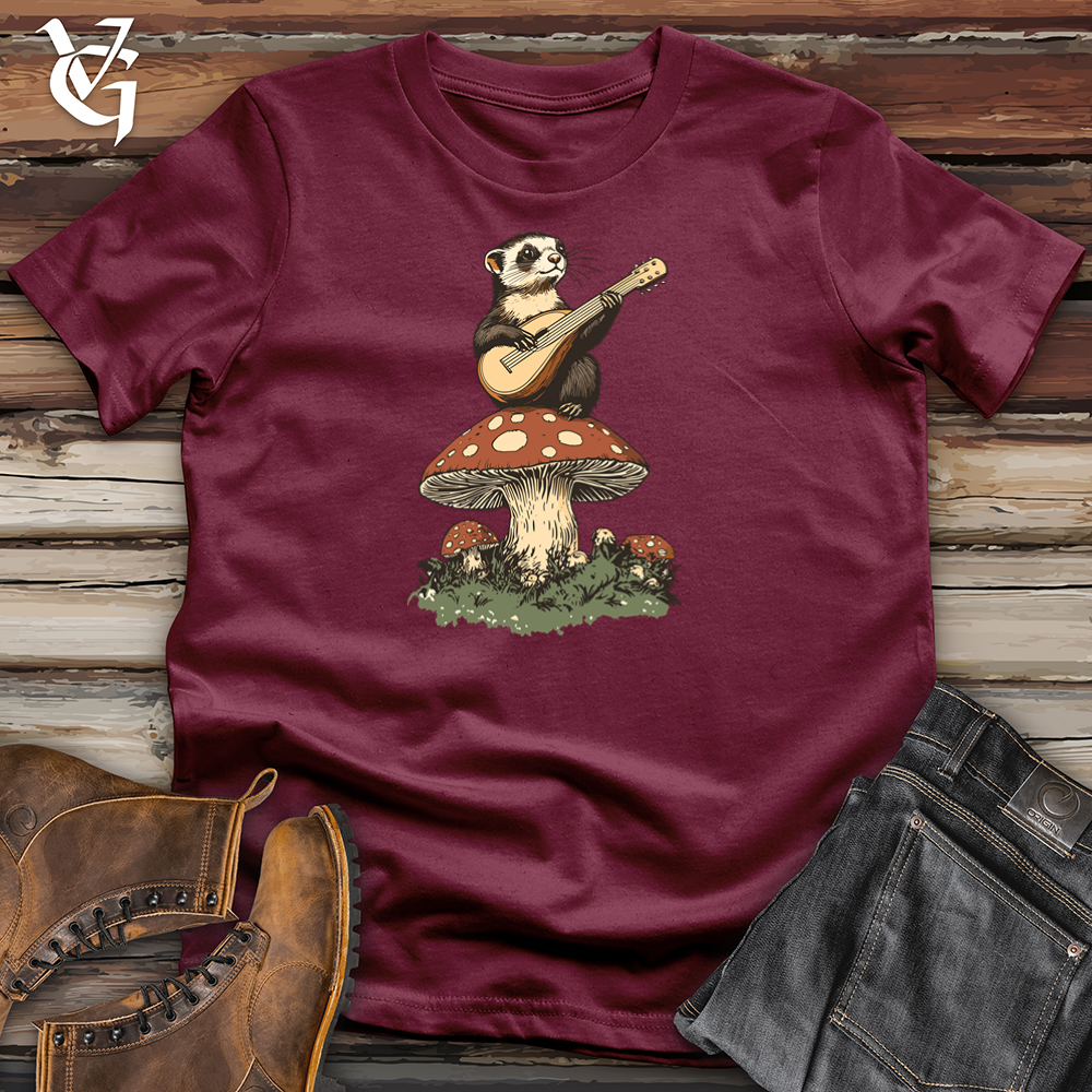 Viking Goods Otter Mushroom Lute Softstyle Tee Maroon / S