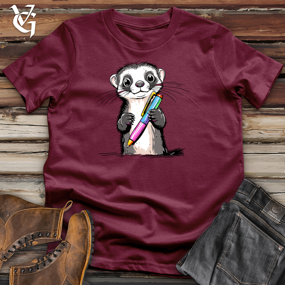 Viking Goods Otter Penman Softstyle Tee Maroon / S