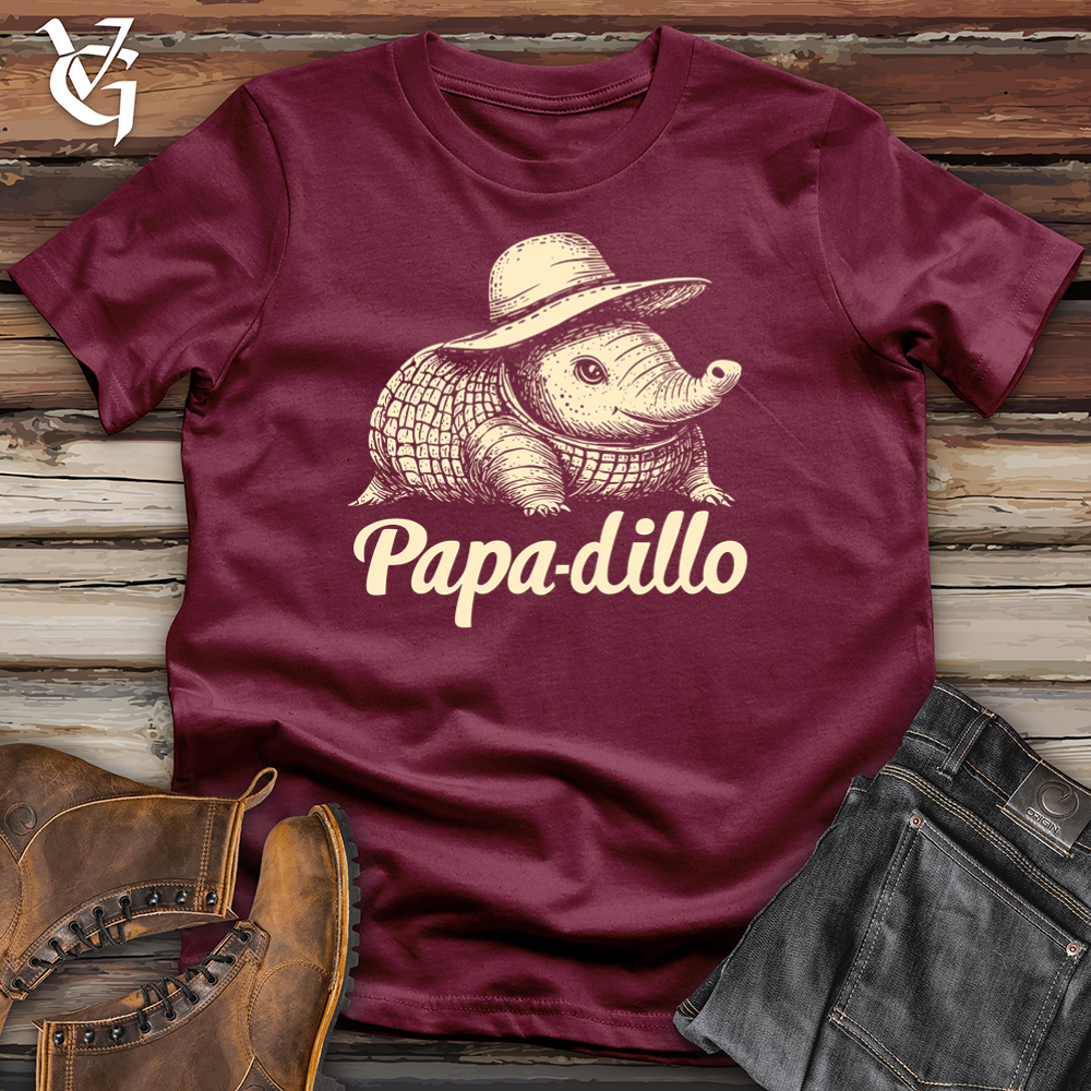 Viking Goods Papa Dillo Cowboy Softstyle Tee Maroon / S