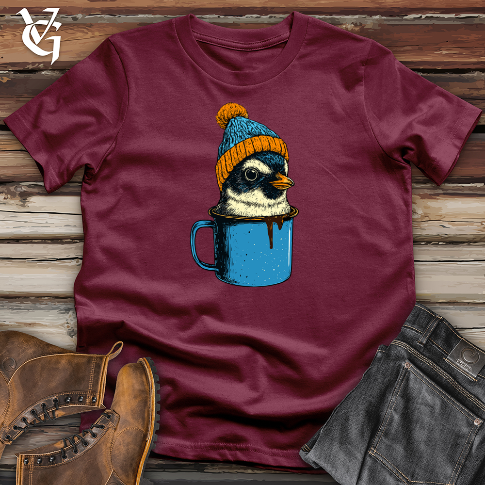 Viking Goods Penguin Hot Coco Softstyle Tee Maroon / S