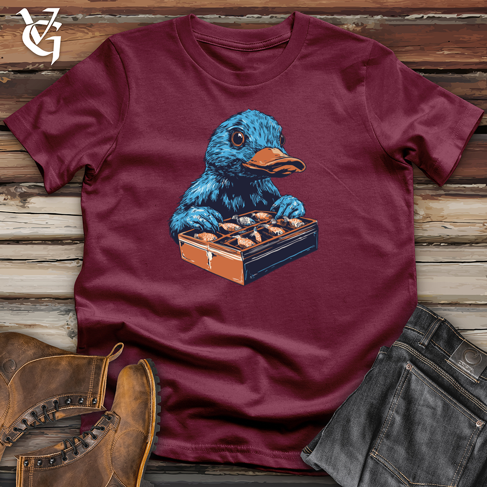 Viking Goods Platypus Box Of Fish Softstyle Tee Maroon / S