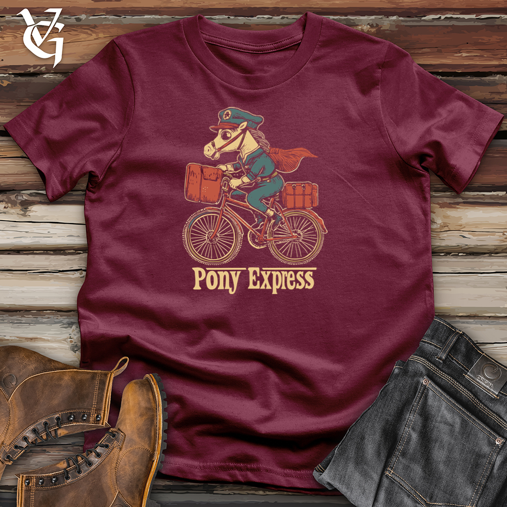 Viking Goods Pony Express Softstyle Tee Maroon / S