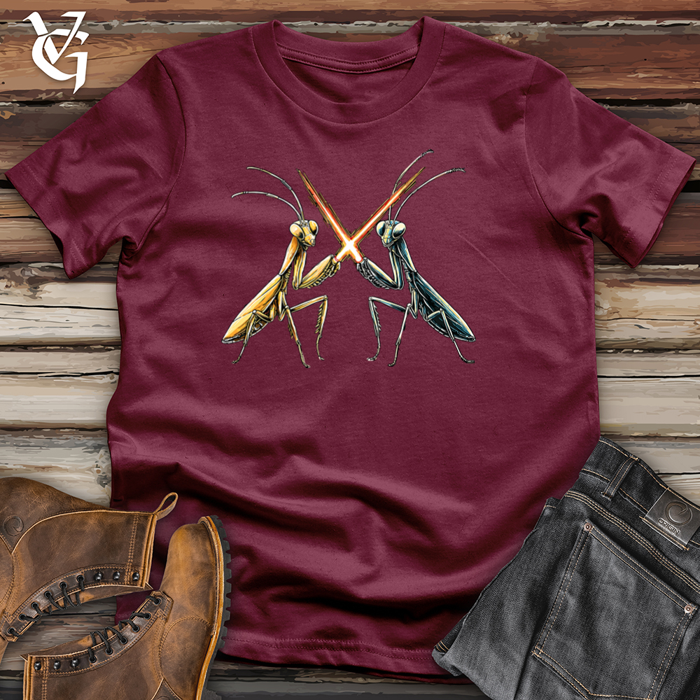Viking Goods Praying Mantis Duel Softstyle Tee Maroon / S