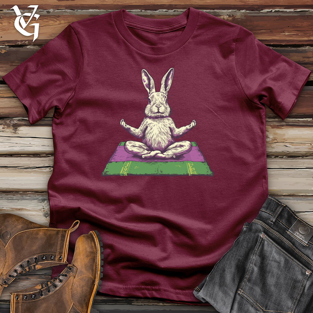 Viking Goods Rabbit Meditation Softstyle Tee Maroon / S