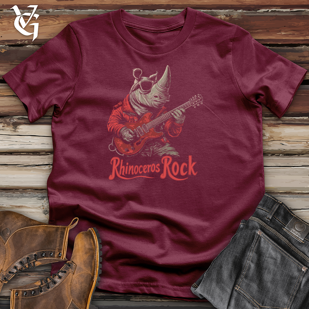 Viking Goods Rhinoceros Rock Softstyle Tee Maroon / S