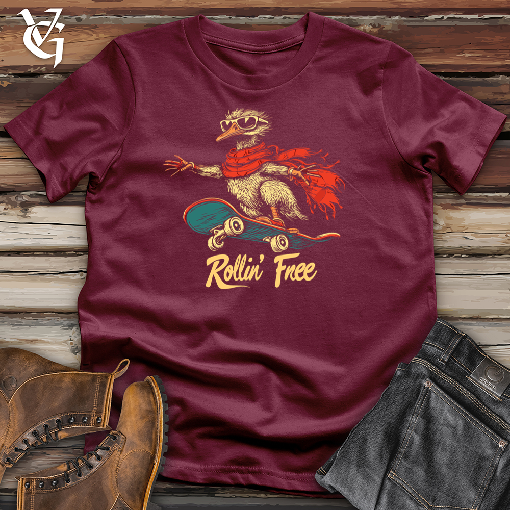 Viking Goods Rollin' Free Emu Softstyle Tee Maroon / S