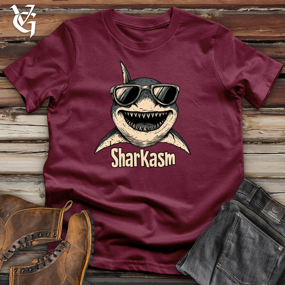 Viking Goods Sharkasm Softstyle Tee Maroon / S