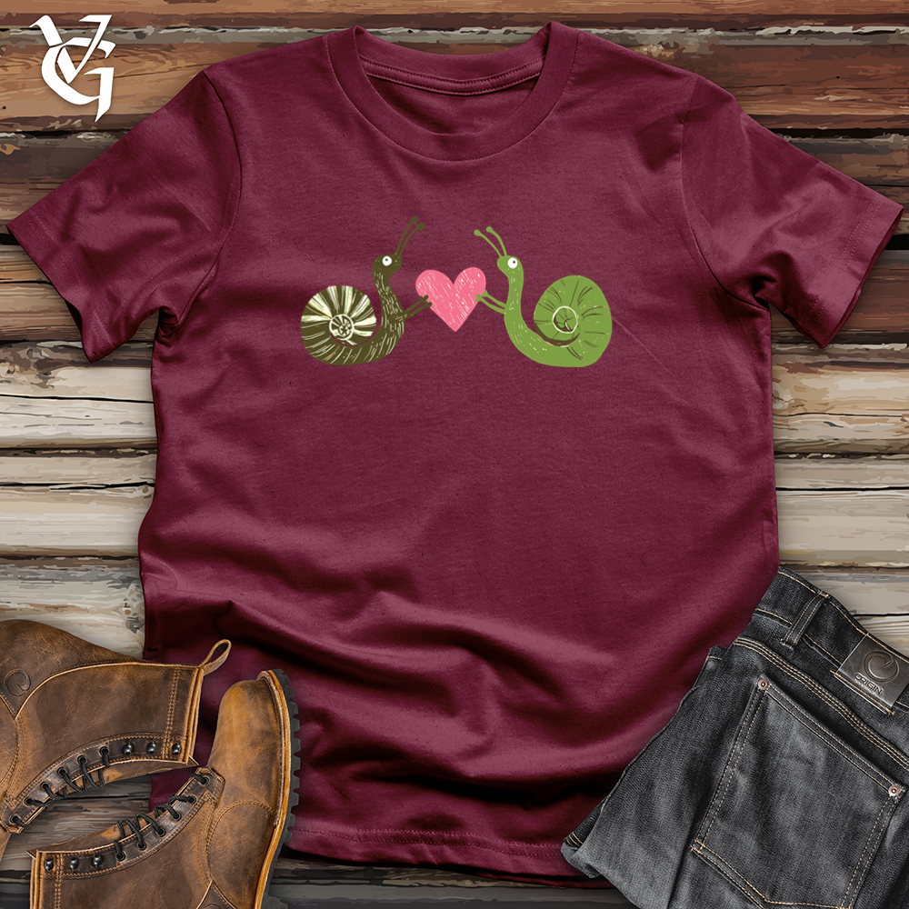 Viking Goods Snail Love Softstyle Tee Maroon / S