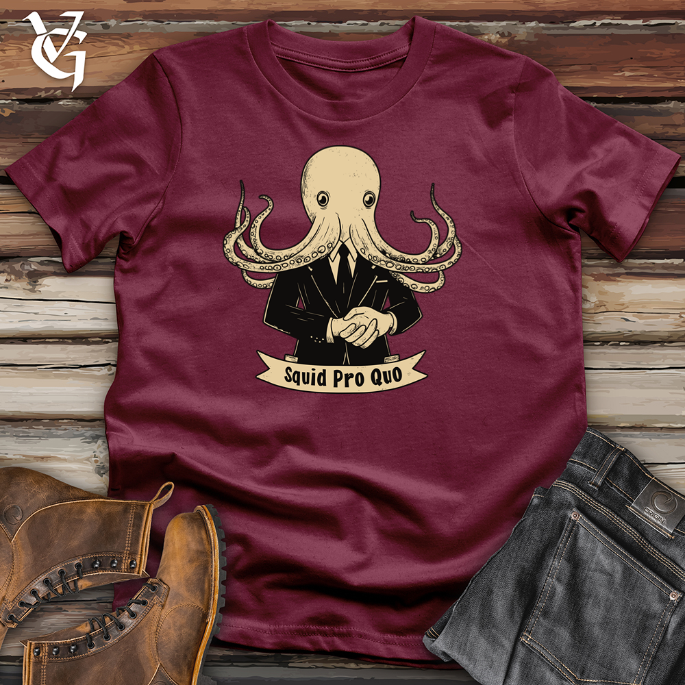 Viking Goods Squid Pro Quo Softstyle Tee Maroon / S