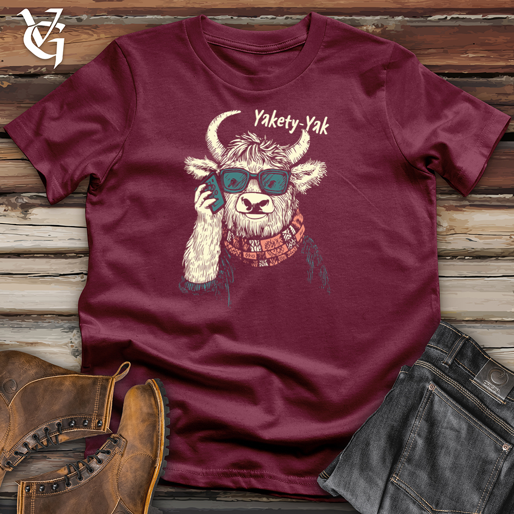 Viking Goods Yakety Yak Softstyle Tee Maroon / S