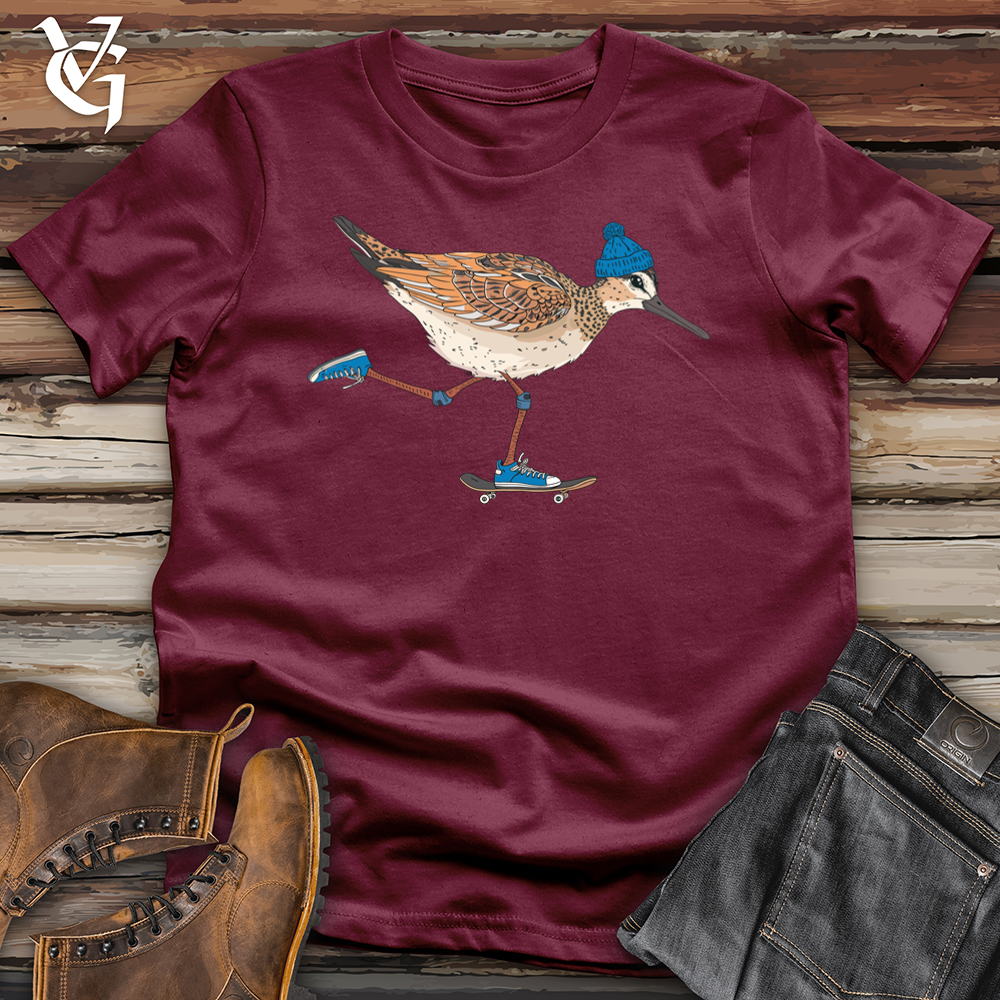 Viking Goods Bird Skate Softstyle Tee Maroon / XS