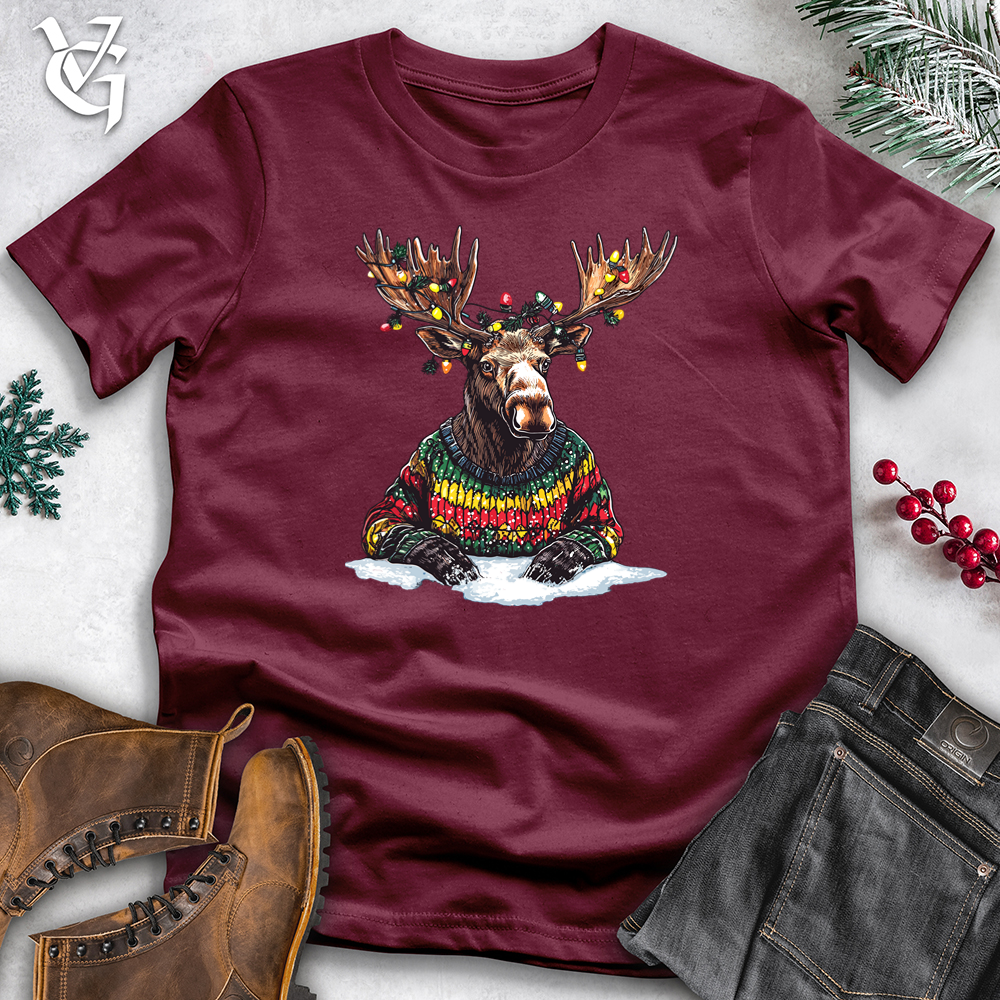Viking Goods Merry Moose Softstyle Tee Maroon / XS