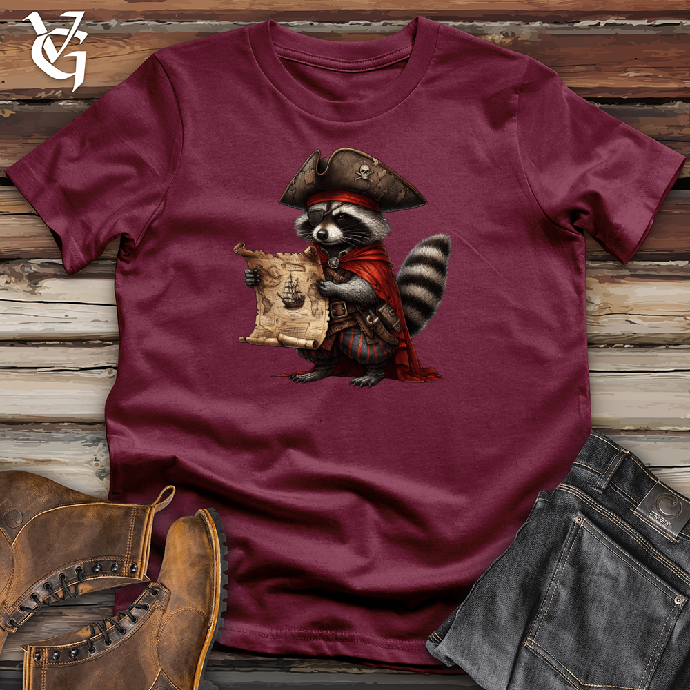 Viking Goods Raccoon Pirate Softstyle Tee Maroon / XS