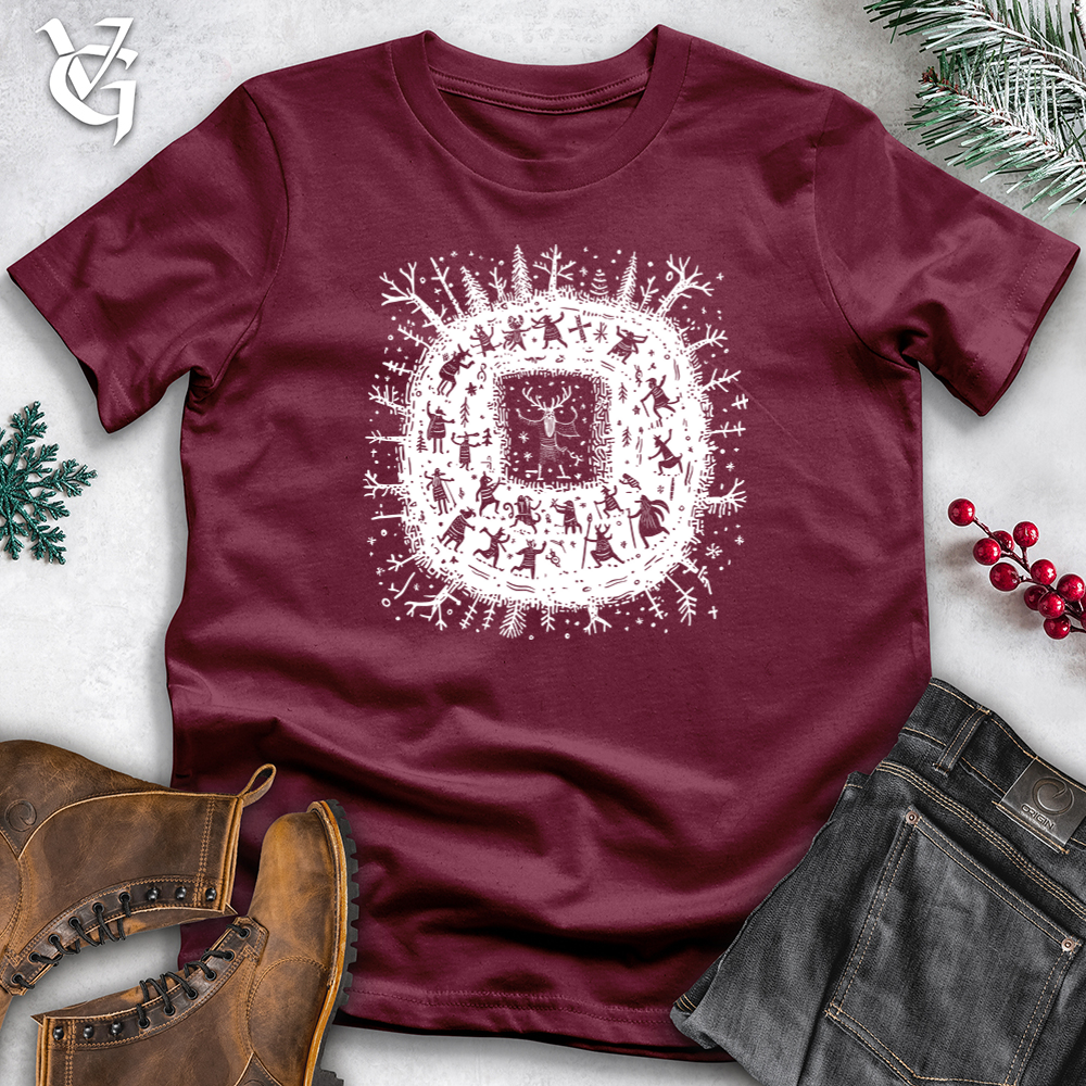 Viking Goods Viking Festival Dance Softstyle Tee Maroon / XS