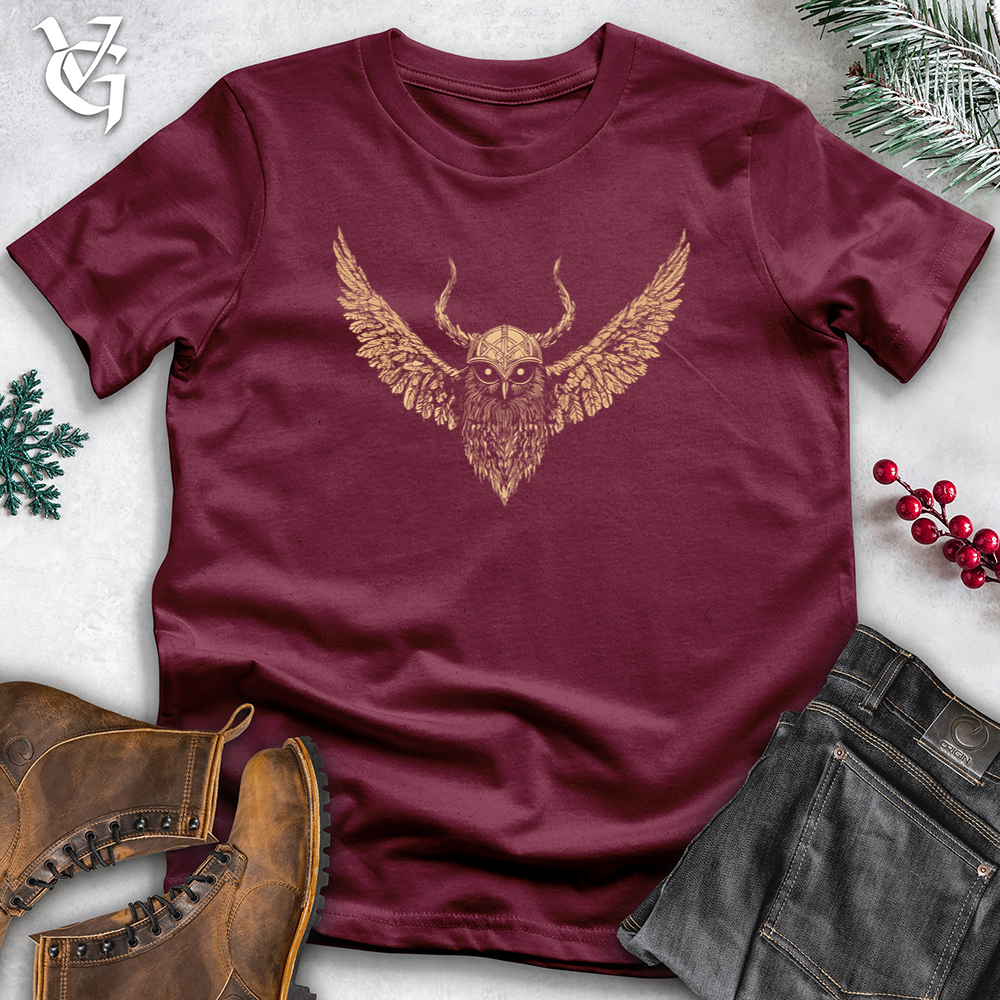 Viking Goods Viking Owl Softstyle Tee Maroon / XS