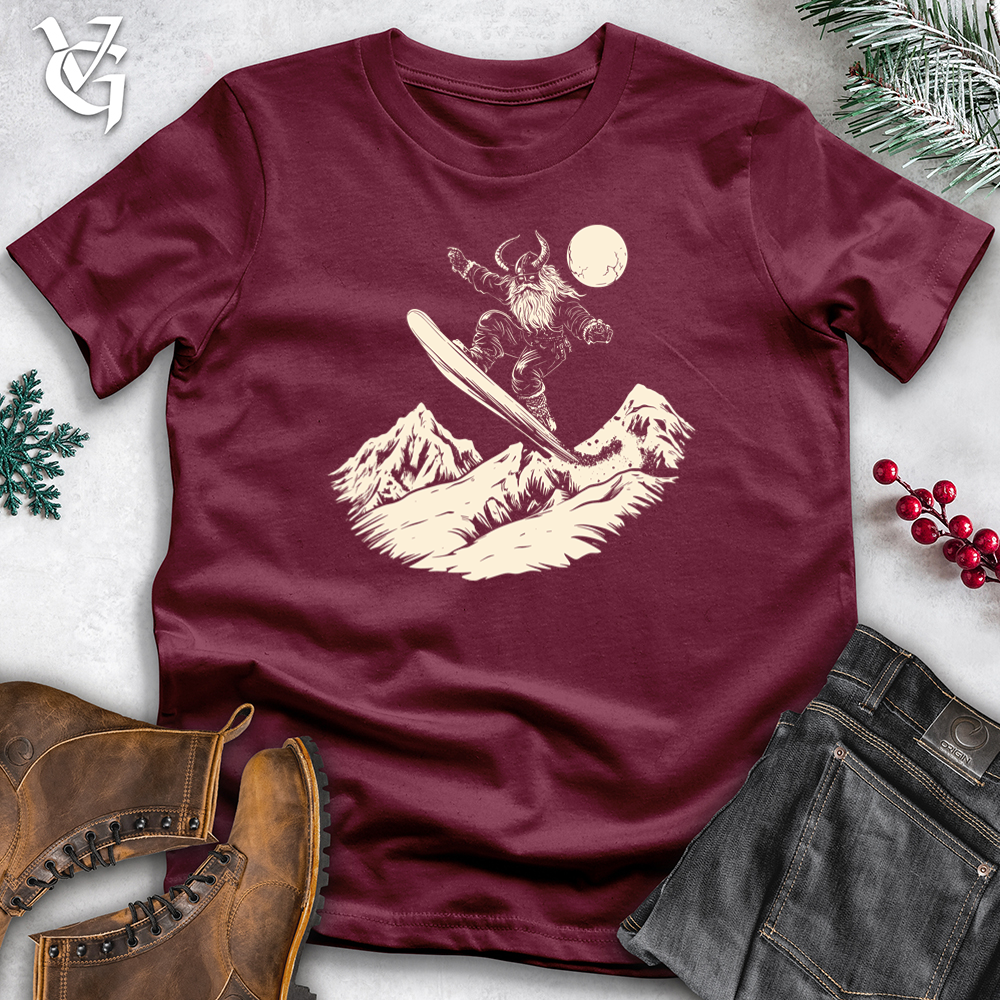 Viking Goods Viking Snowboard Softstyle Tee Maroon / XS