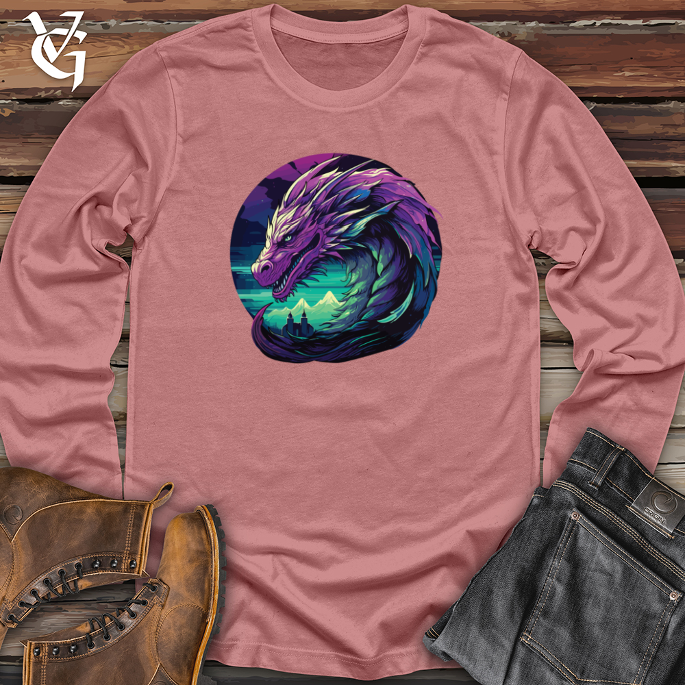 Viking Goods Neon Dragon Elegance Long Sleeve Mauve / L