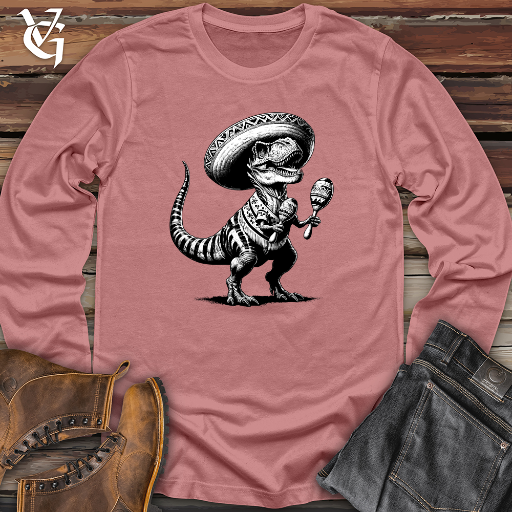 Viking Goods Tex Mex Rex Long Sleeve Mauve / L