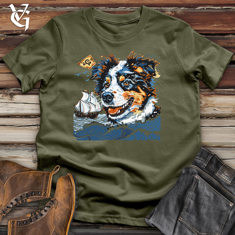 Viking Goods Aussie Pirate Adventure Cotton Tee Military Green / L