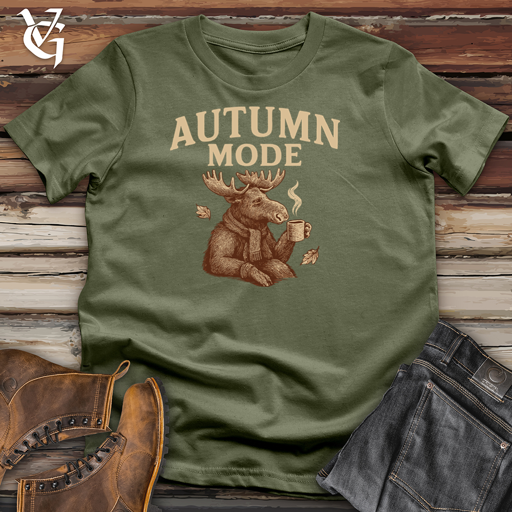 Viking Goods Autumn Mode Moose Tee Military Green / L